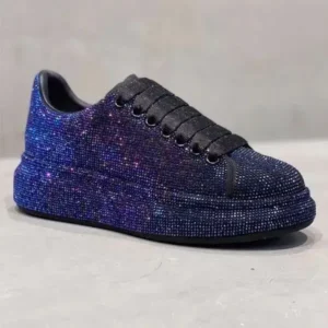 Moonfootprint Night Star Rhinestone Platform Sneakers