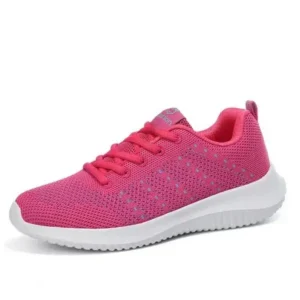 Moonfootprint Women Leisure Lace Up Sneakers Shoes