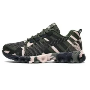 Moonfootprint Couple Casual Camouflage Pattern Lace Up Design Breathable Sneakers