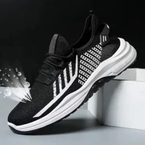 Moonfootprint Men Casual Breathable Lightweight Running Sneakers