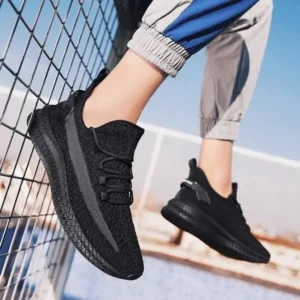 Moonfootprint Men Casual Lightweight Breathable Mesh Sneakers